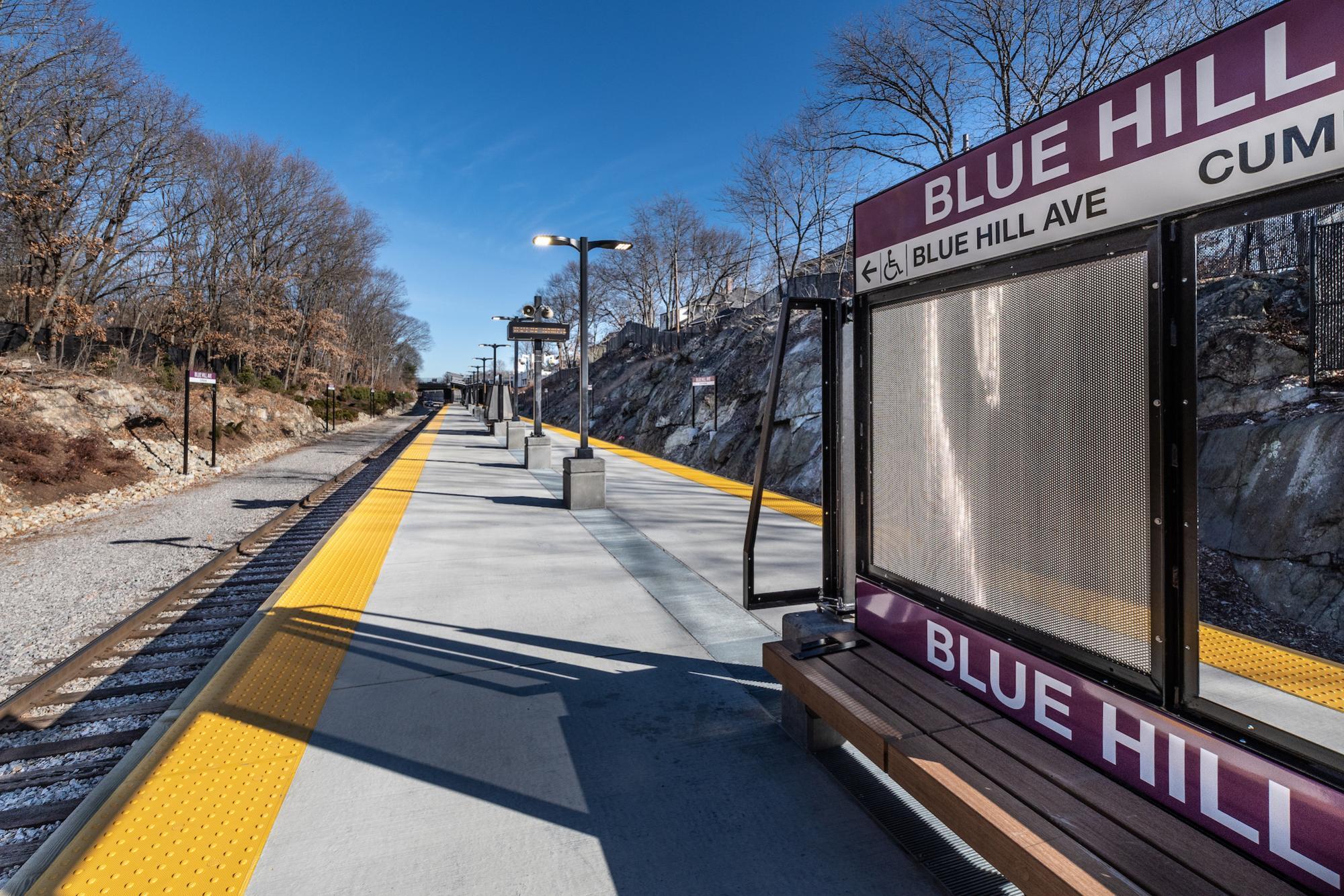 Blue Hill Avenue Station on the Fairmount Line